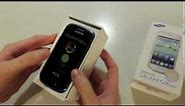 Samsung Galaxy S3 mini (i8190N - NFC model) unboxing unpackaging review preview hands on