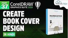How to Create Book Cover Page Designing in CorelDraw | CorelDraw Tutorial #37