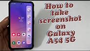 How to take screenshot on Samsung Galaxy A54 5G - 4 Ways Plus Long Screenshot