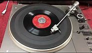Philips 877 Super Electronic Direct Control Turntable 45 Sound Demo