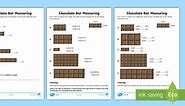 KS1 Chocolate Bar Measuring Worksheet