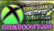 XBOX GAME ROOM TOUR 2024 (1000+ GAMES!) #gameroom #roomtour