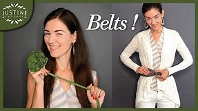 How to style belts (fall trend) | Justine Leconte
