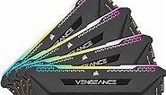 Corsair Vengeance RGB Pro SL 32GB (4x8GB) DDR4 3200 (PC4-25600) C16 1.35V - Black (CMH32GX4M4E3200C16)