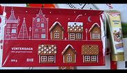 VINTERSAGA mini gingerbread houses kit from Ikea. How To Assemble