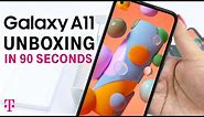 Samsung Galaxy A11 Unboxing in under 90 Seconds | T-Mobile
