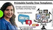 Printable Family Tree Templates [100 % Free]