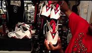 2012 AIR JORDAN RETRO 7 'Olympic' & comparison w/ 2010 FTLOTG & 2004 7's.