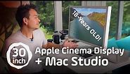Apple 30" Cinema Display with Mac Studio // BEST Combo!