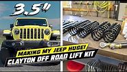 Installing the PERFECT 3.5" Lift Kit For My Jeep Wrangler (Clayton Off Road)