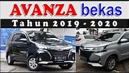 Toyota Avanza bekas tahun 2019 2020