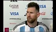 Lionel Messi meme template from interview