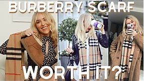 Burberry Scarf Review - Is A Burberry Scarf Worth It? Burberry Scarf Styling