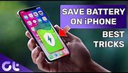 Top 10 Battery Saving Tricks for iPhone XR To Extended Usage (2019) | Guiding Tech