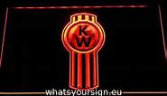 Kenworth Logo LED Neon Sign