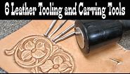 6 Leather Tooling and Carving Tools for Beginners - Introduction to Floral Carving - How to Tutorial