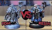 Resin VS FDM 3D printers: Which one is the best for miniatures?