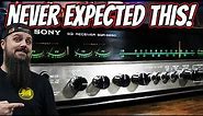 The Vintage Sony Receiver With MONSTER FEATURES! Sony SQR-6550
