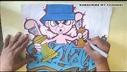 graffiti name - (JUAN) speed drawing - Requested - drawing graffiti