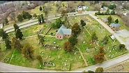 Aerial Views of Blandford Cemetery, Church and Surrounding Area - Petersburg, Va