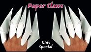 How to make: Origami Claws : Paper Claws || Paper Fingers -Kids Special