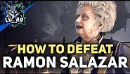 How To Defeat Ramon Salazar (Throw Grenade In Mouth) Resident Evil 4 Remake