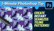 Create a Seamless Tiling Pattern in Photoshop - INSTANTLY!