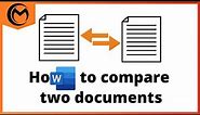 How to Compare Two Documents in Microsoft Word