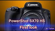 Canon PowerShot SX70 HS - First Look (SuperZoom Travel Camera)