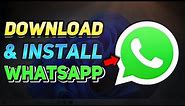 How to Download WhatsApp in Laptop or PC (Windows 10/11 Tutorial)
