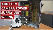 CCTV Camera Power Supply connection.
