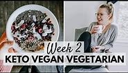 Keto Vegan Vegetarian Pescatarian Meals | Ketotarian Diet Week 2