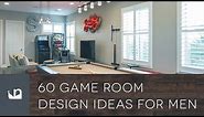 60 Game Room Design Ideas For Men