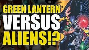 Green Lantern vs The Xenomorphs! (Green Lantern/Aliens Crossover Comic)