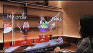 Crazy transparent OLED concept TVs