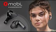 Kickstarter : Mobi, Hybrid Active Noise Cancelling 100 hr. Wireless Earbuds