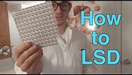 How to LSD | "Harm Reduction Guide"