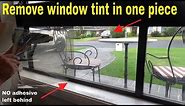 how to remove window tint - easy DIY