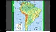 Physical and Political Geography of South America
