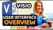 Microsoft Visio User Interface & GUI Overview (Step by Step Tutorial)