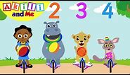 Learn the Number 4! | Akili and Me | Educational Cartoons for Preschoolers