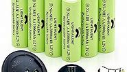 Ni-MH AA Rechargeable Batteries, Double A High Capacity 1.2V Pre-Charged for Garden Landscaping Outdoor Solar Lights, String Lights, Pathway Lights (AA-1000mAh-12pack)