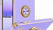 BENTOBEN iPhone 11 Case, Phone Case iPhone 11 6.1, Slim Fit Cute Butterfly Design Kickstand Ring Holder Shockproof Protection Soft TPU Bumper Drop Protective Girls Women iPhone 11 Cover, Light Purple
