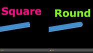 Rounded vs Square Line Ends in Adobe After Effects 2014