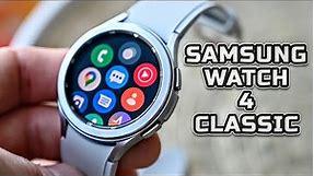 Samsung Galaxy Watch 4 Classic review, walkthrough and more.