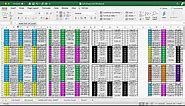 How to Create an Offensive Wristband in Excel