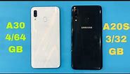Samsung Galaxy A20s vs Samsung Galaxy A30