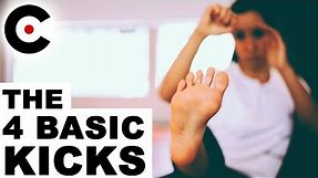 How to Kick - The 4 Basic Kicks (Old Version - Watch the New & Improved Video!)