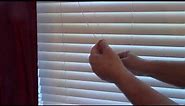 HOW to RAISE, LOWER, & OPERATE CORDED Venetian Window Blinds (with Strings)