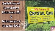 4K Crystal Cave Guided Tour/property walkthrough Kutztown PA #crystalcave #gems #geologicalwonders